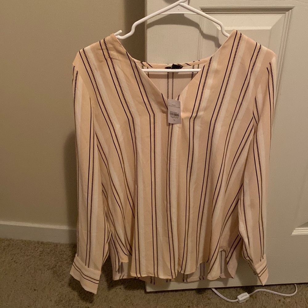 Ann Taylor Striped Blouse